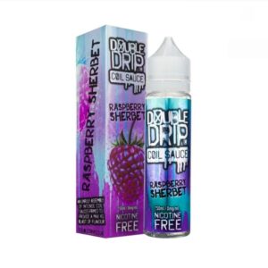 RASPBERRY SHERBET E LIQUID 50ML BY DOUBLE DRIP