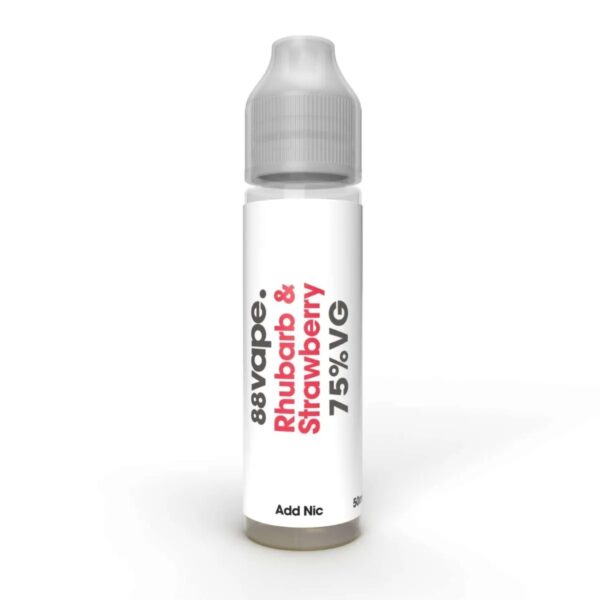 RHUBARB & STRAWBERRY 50ML E LIQUID 88VAPE