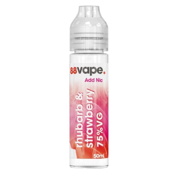 RHUBARB & STRAWBERRY 50ML E LIQUID 88VAPE - Image 2