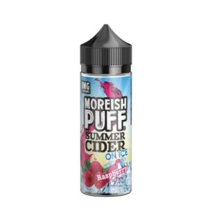 RASPBERRY SUMMER CIDER ON ICE 100ML E LIQUID BY MOREISH PUFF