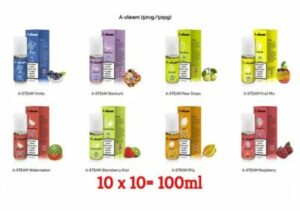 A Steam E‑Liquid 10 x 10ml | 100ml 50/50 VGPG