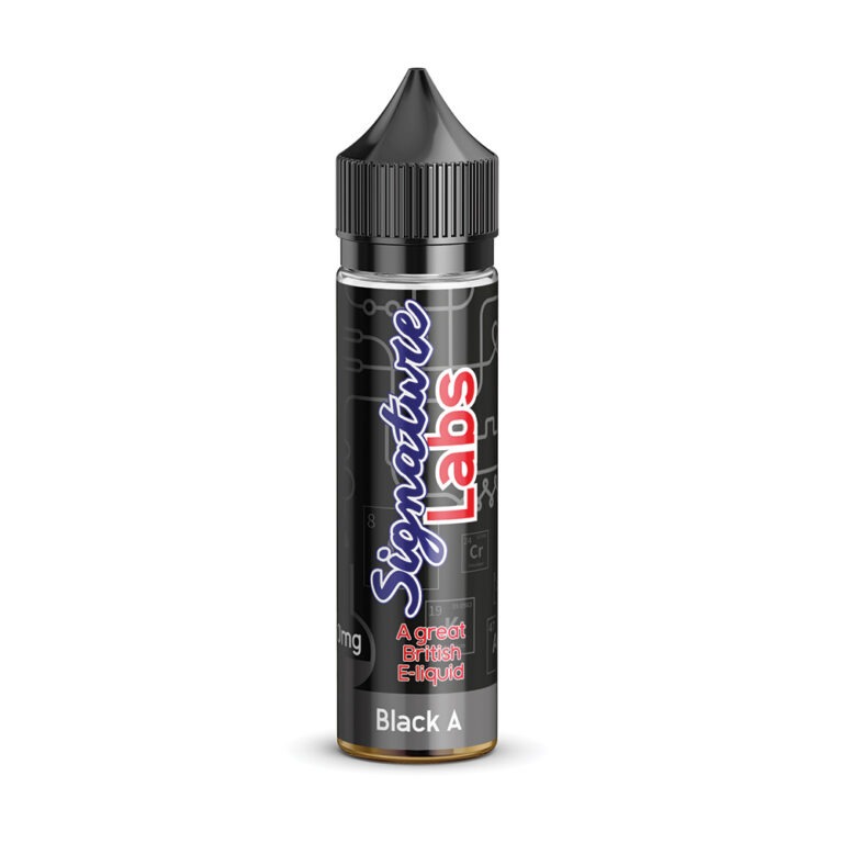 BLACK A 100ML E LIQUID SIGNATURE LABS UK Vape Store ECig Clouds