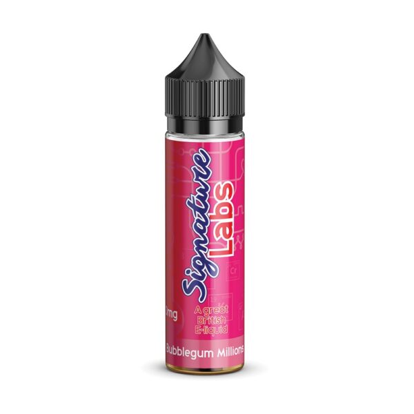 BUBBLEGUM MILLIONS 50ML E LIQUID SIGNATURE LABS