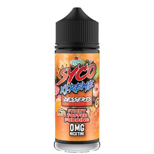 STICKY TOFFEE PUDDING DESSERTS E LIQUID 100ML BY SYCO XTREME