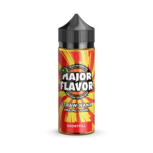 STRAW-NANA 100ML E LIQUID MAJOR FLAVOR