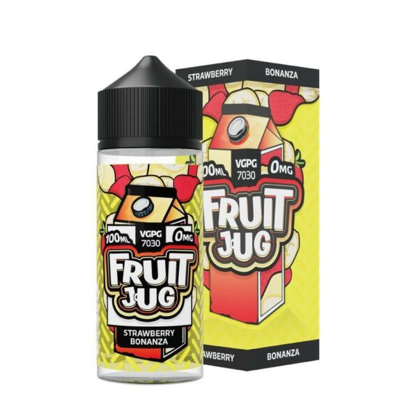 STRAWBERRY BONANZA 100ML E LIQUID FRUIT JUG