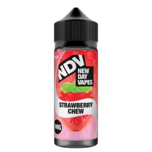 STRAWBERRY CHEW 100ML E LIQUID NEW DAY VAPES (NDV)