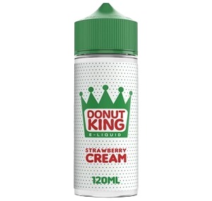 STRAWBERRY CREAM 100ML E LIQUID DONUT KING