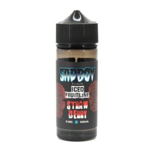 STRAWBERRY ICED FRUIT LINE 100ML E LIQUID SADBOY