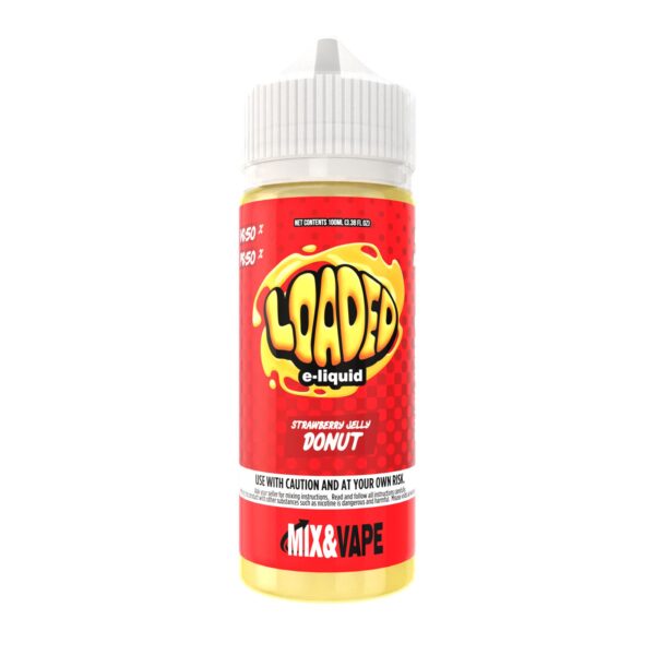 STRAWBERRY JELLY DONUT 100ML E LIQUID LOADED