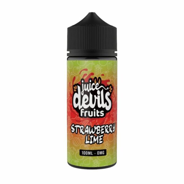 STRAWBERRY LIME (FRUITS) 100ML E LIQUID JUICE DEVILS