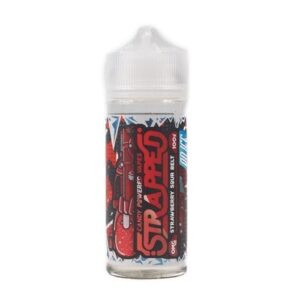 STRAWBERRY SOUR BELTS ON ICE 100ML E LIQUID STRAPPED