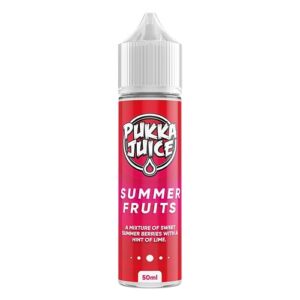 SUMMER FRUITS E LIQUID 50ML BY PUKKA JUICE