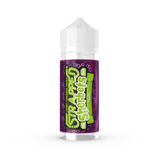 GRAPE SHERBETS 100ML E LIQUID BY STRAPPED