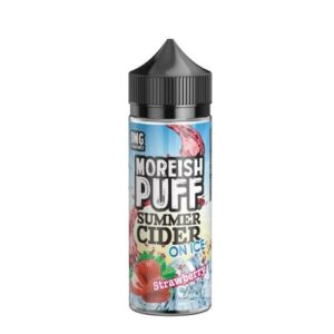 STRAWBERRY SUMMER CIDER ON ICE 100ML E LIQUID BY MOREISH PUFF