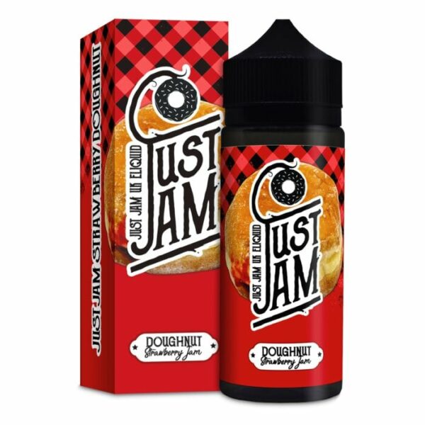 STRAWBERRY DONUT 100ML E LIQUID BY JUST JAM