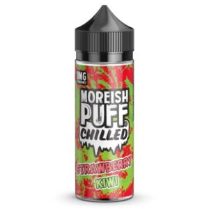 STRAWBERRY & KIWI CHILLED 100ML E LIQUID MOREISH PUFF