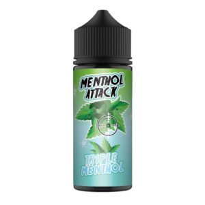 TRIPLE MENTHOL 100ML E LIQUID MENTHOL ATTACK
