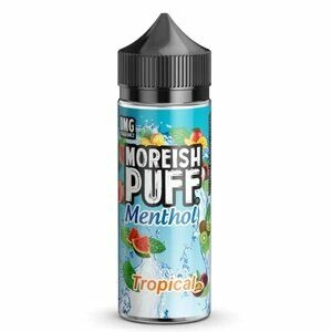 TROPICAL MENTHOL 100ML E LIQUID BY MOREISH PUFF