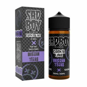 UNICORN TEARS COOKIE LINE 100ML E LIQUID SADBOY