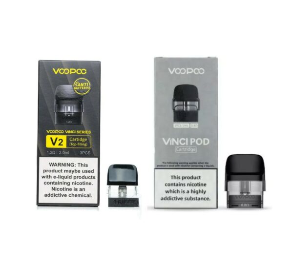 VOOPOO VINCI V1 & V2 REPLACEMENT CARTRIDGE PODS (3 PACK)