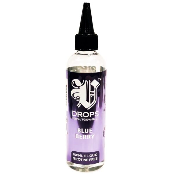 BLUEBERRY 100ML E LIQUID V DROPS