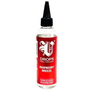 RASPBERRY BREEZE 100ML E LIQUID V DROPS