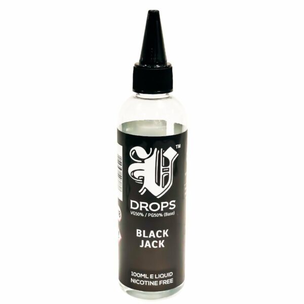 BLACKJACK 100ML E LIQUID V DROPS