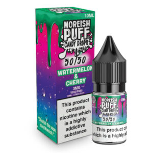 WATERMELON & CHERRY (CANDY DROPS) 10ML E LIQUID MOREISH PUFF