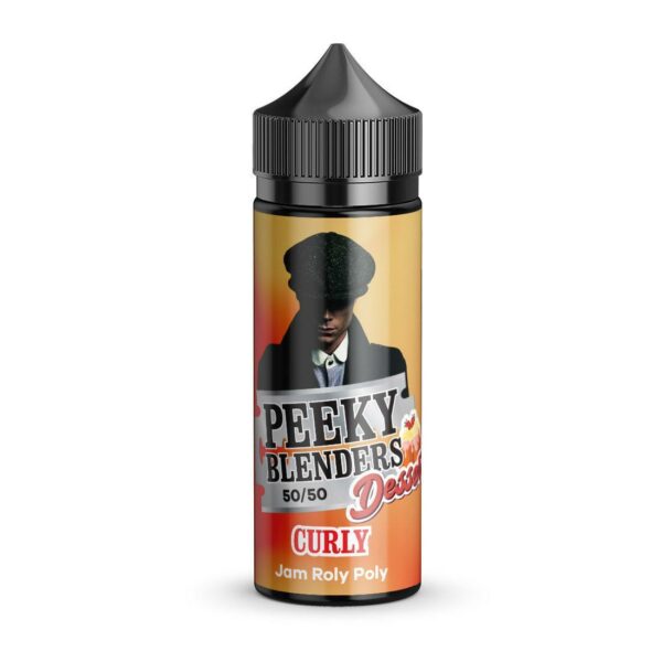 CURLY ( JAM ROLY POLY) DESSERTS 100ML E LIQUID PEEKY BLENDERS