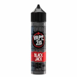 BLACK JACK 50ML E LIQUID 50/50 VAPE 24