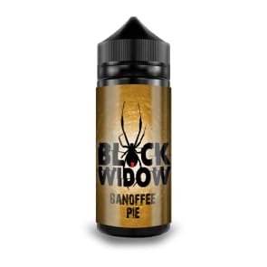 BANOFFEE PIE 100ML E LIQUID BLACK WIDOW