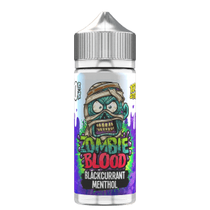 BLACKCURRANT MENTHOL 100ML E-LIQUID BY ZOMBIE BLOOD