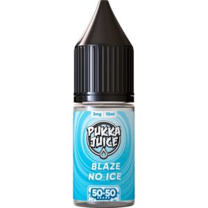 BLAZE NO ICE 10 X 10ML E LIQUID 50/50 PUKKA JUICE