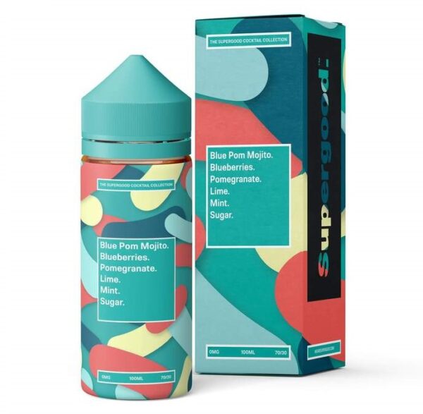 BLUE POM MOJITO 100ML E LIQUID SUPERGOOD
