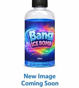 Blue Raspberry & Cherry 200ml E Liquid Bang Ice Bomb