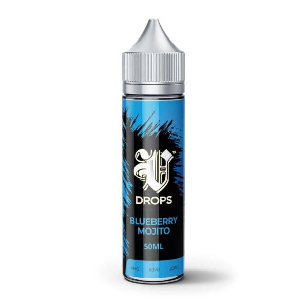 BLUEBERRY MOJITO 50ML 80/20 E LIQUID V DROPS