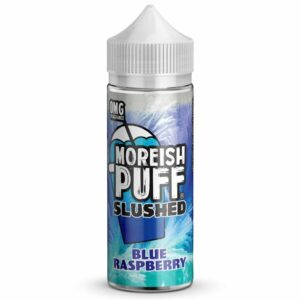 BLUE RASPBERRY GET SLUSHED 100ML E LIQUID BY MOREISH PUFF