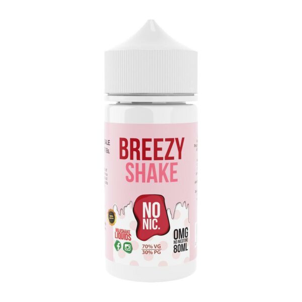 BREEZY SHAKE 80ML E LIQUID MILKSHAKE LIQUIDS