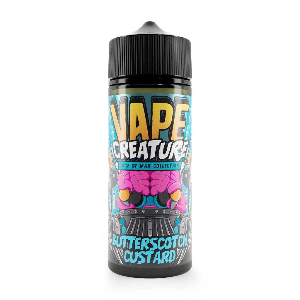 Buy BUTTERSCOTCH (CUSTARD) 100ML ELIQUID BY VAPE CREATURE ECig Clouds