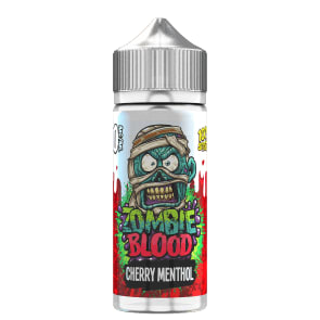 CHERRY MENTHOL 100ML E LIQUID ZOMBIE BLOOD