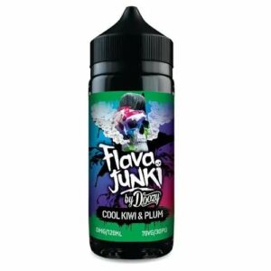 COOL KIWI & PLUM 100ML E LIQUID FLAVA JUNKI BY DOOZY