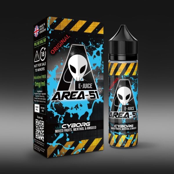 CYBORG 50ML E-LIQUID BY AREA 51