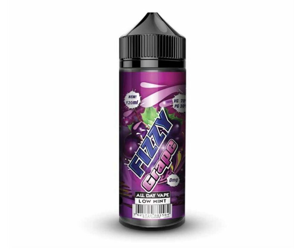 FIZZY GRAPE 100ML ELIQUID FIZZY JUICE UK Vape Store ECig Clouds