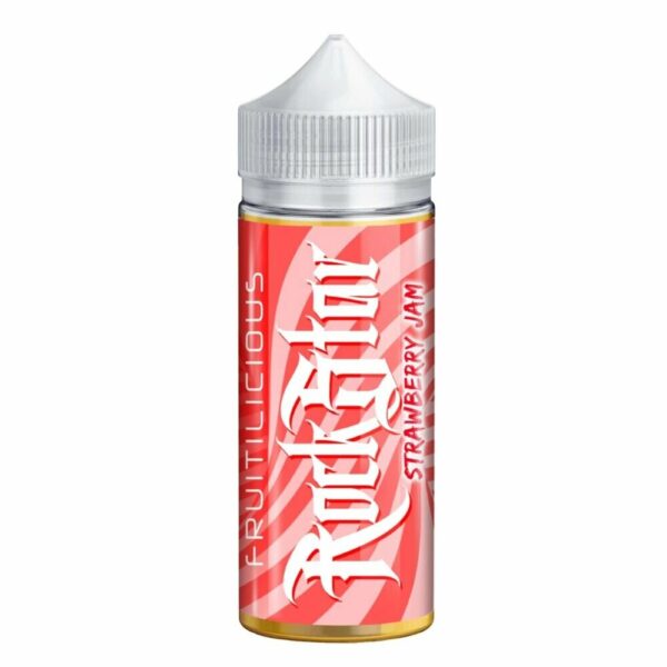 STRAWBERRY JAM (FRUITILICIOUS) 100ML E LIQUID ROCKSTAR