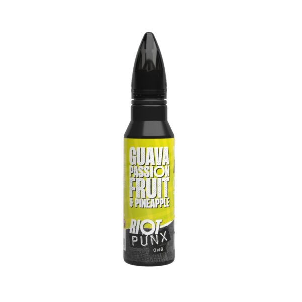 GUAVA PASSIONFRUIT & PINEAPPLE PUNX 50ML E LIQUID RIOT SQUAD