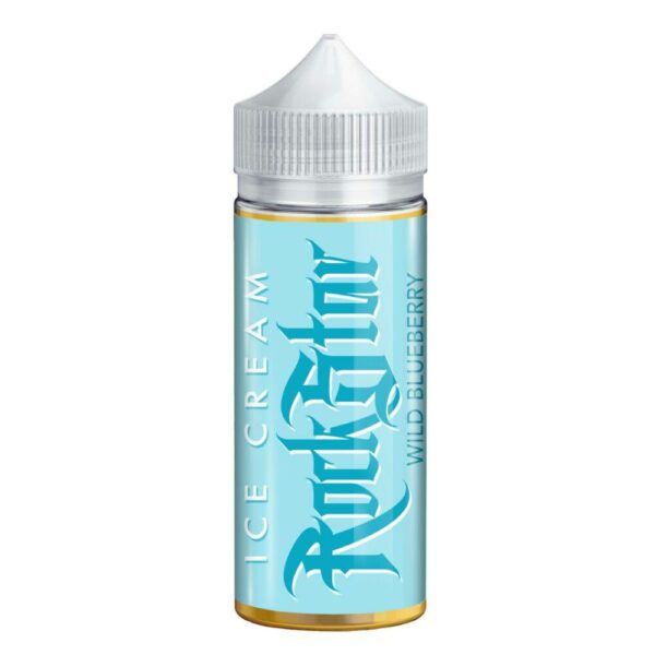 WILD BLUEBERRY (ICE CREAM) 100ML E LIQUID ROCKSTAR