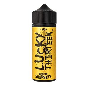 LEMON SHERBETS (CANDY) 100ML E LIQUID LUCKY THIRTEEN