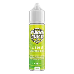 LIME LEMONADE E LIQUID 50ML BY PUKKA JUICE