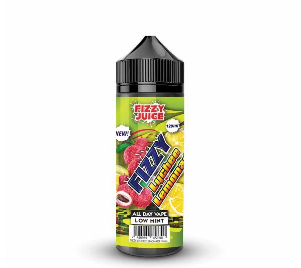 LYCHEE LEMONADE 100ML E LIQUID FIZZY JUICE UK Vape Store ECig Clouds